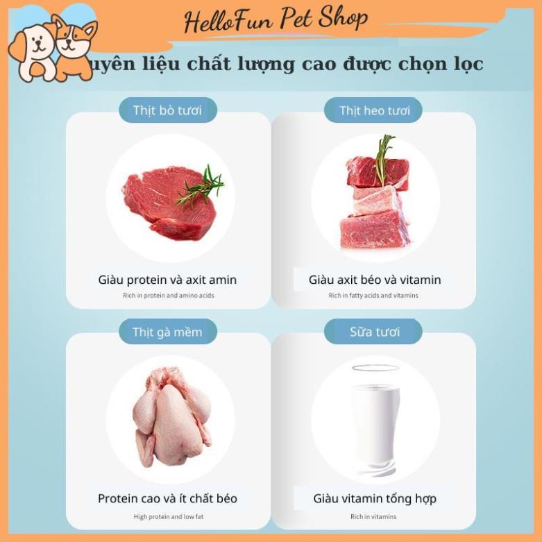 Xương gặm sạch răng cho chó mix vị thịt bò, thịt gà và sữa