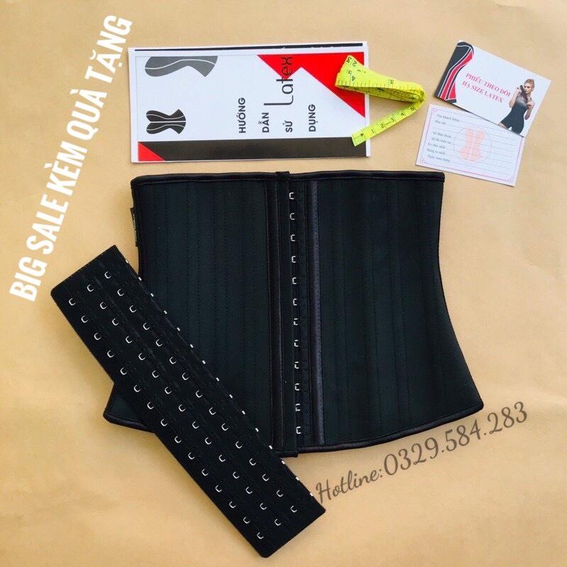 Đai nịt bụng latex Hy Lạp 25 xương - Đai latex thông hơi nhập khẩu - Gen nịt bụng định hình
