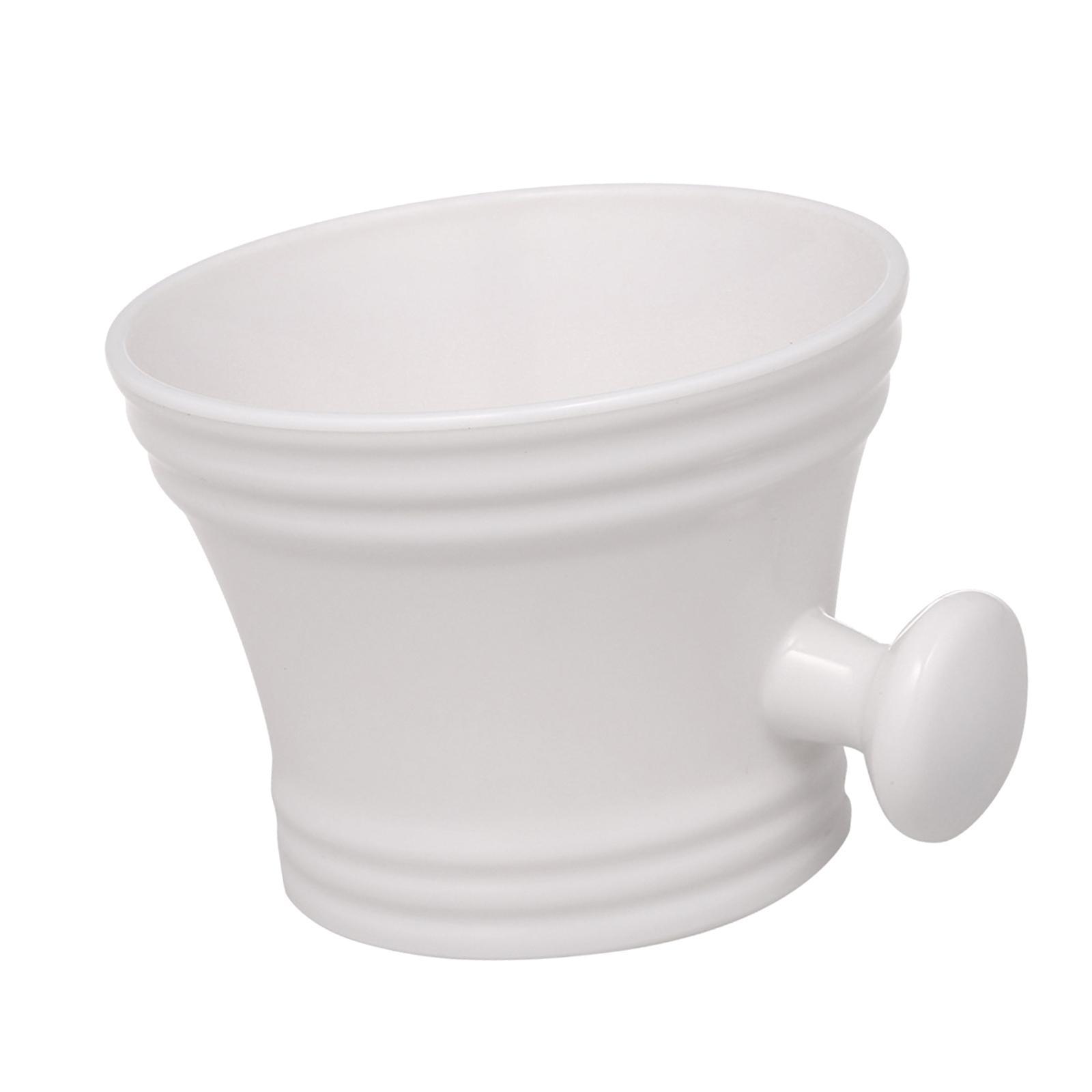 Modern Shaving Soap Bowl with Handle Gifts Wide Mouth Shave Soap and Cream Bowl, Beard Shaving Tools, Barber Cleaning Soap Cup