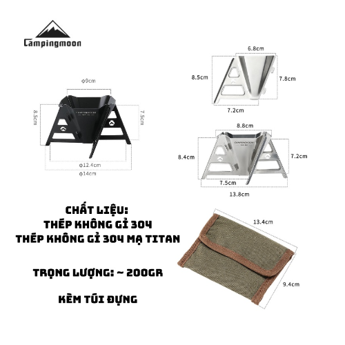 Phễu cà phê Campingmoon COF-01/BKCOF-01