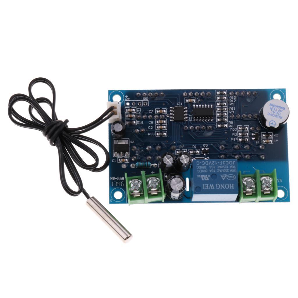 XH-W1401 12V Digital Thermostat Temperature Control Switch Module -9-99°C