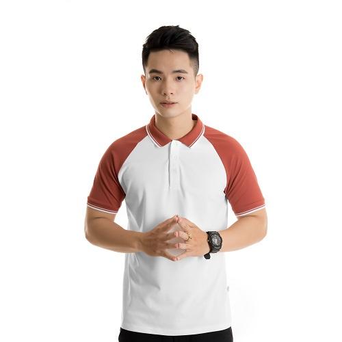 Áo polo nam ráp lăng phối bo sọc cotton cá sấu cổ bẻ tay ngắn PL07