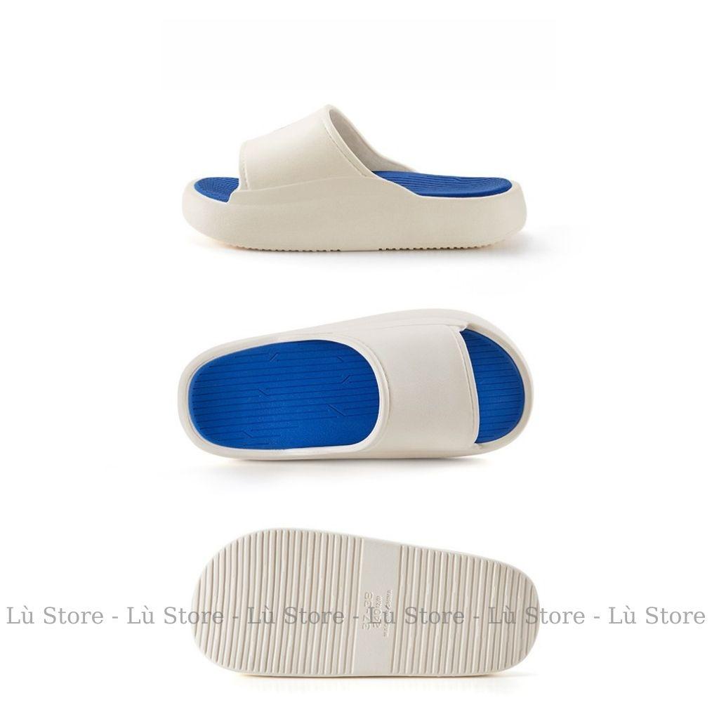 Dép nữ, nam đế cao 5cm, dép quai ngang chất liệu Eva cao cấp không thấm nước, size từ 36-44, hottrend 2021, Lù Store