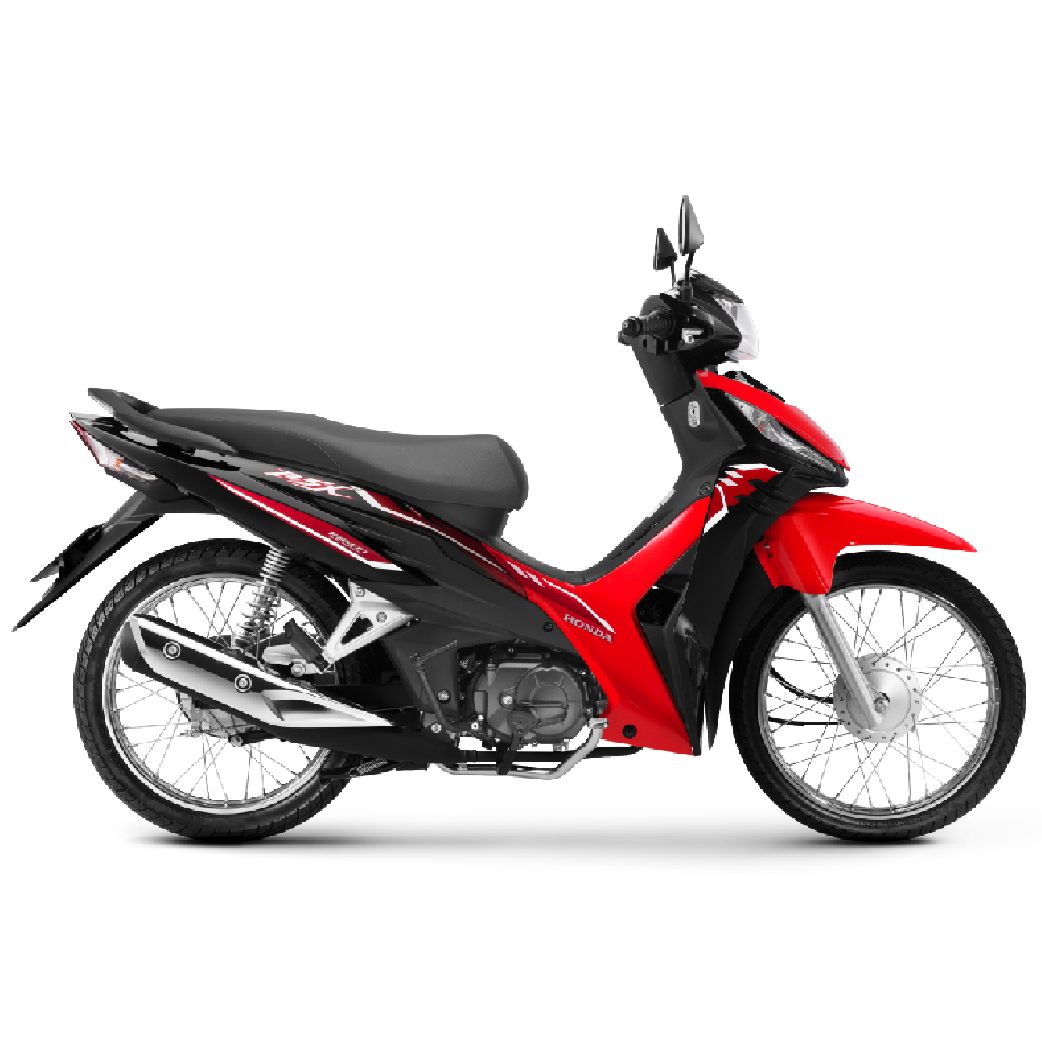 Xe máy Honda Wave RSX 2023 - Phanh cơ/Vành nan - Đỏ Đen