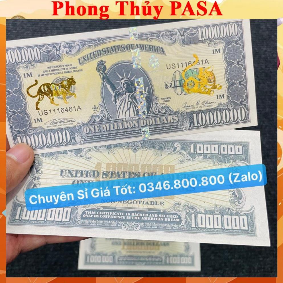 Combo 10 Tờ Triệu Đô Con Mèo Siêu Cấp Mỹ Có Bảo An Chống Giả, 1 Triệu Usd Kỉ Niệm Lưu Niệm
