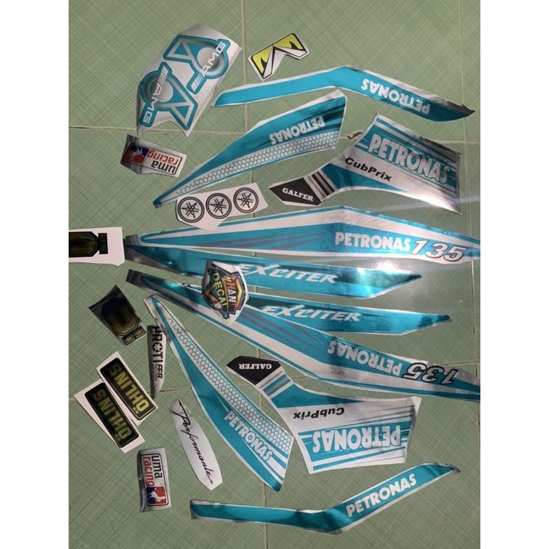 Tem exciter 135 petronas xanh ngọc crom