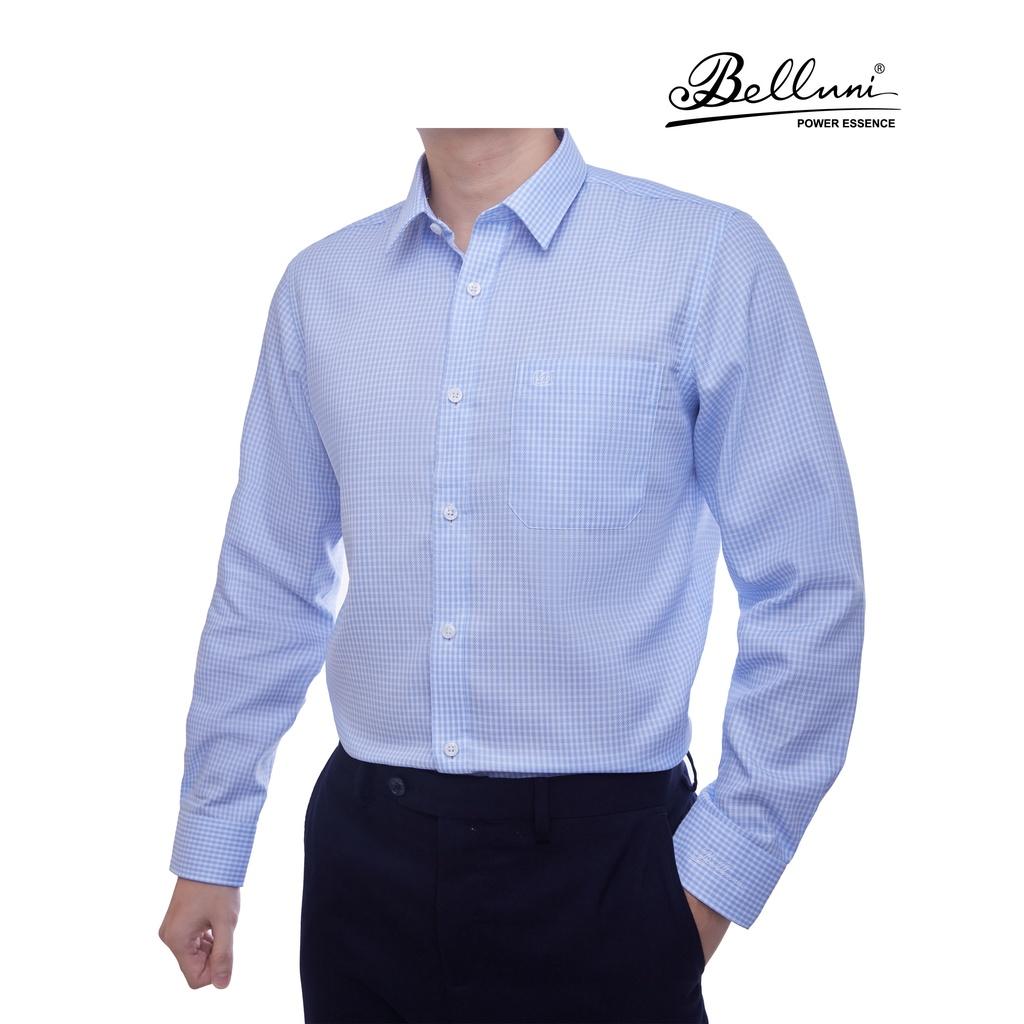 Áo sơ mi nam dài tay cao cấp BELLUNI LUXURY Chất liệu từ 100% Cotton - ABD.CM.BE.164.B4