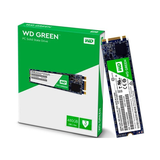 Ổ cứng SSD WESTERN DIGITAL 480GB M.2 SATA3 (WDS480G3G0B) - Hàng Chính Hãng