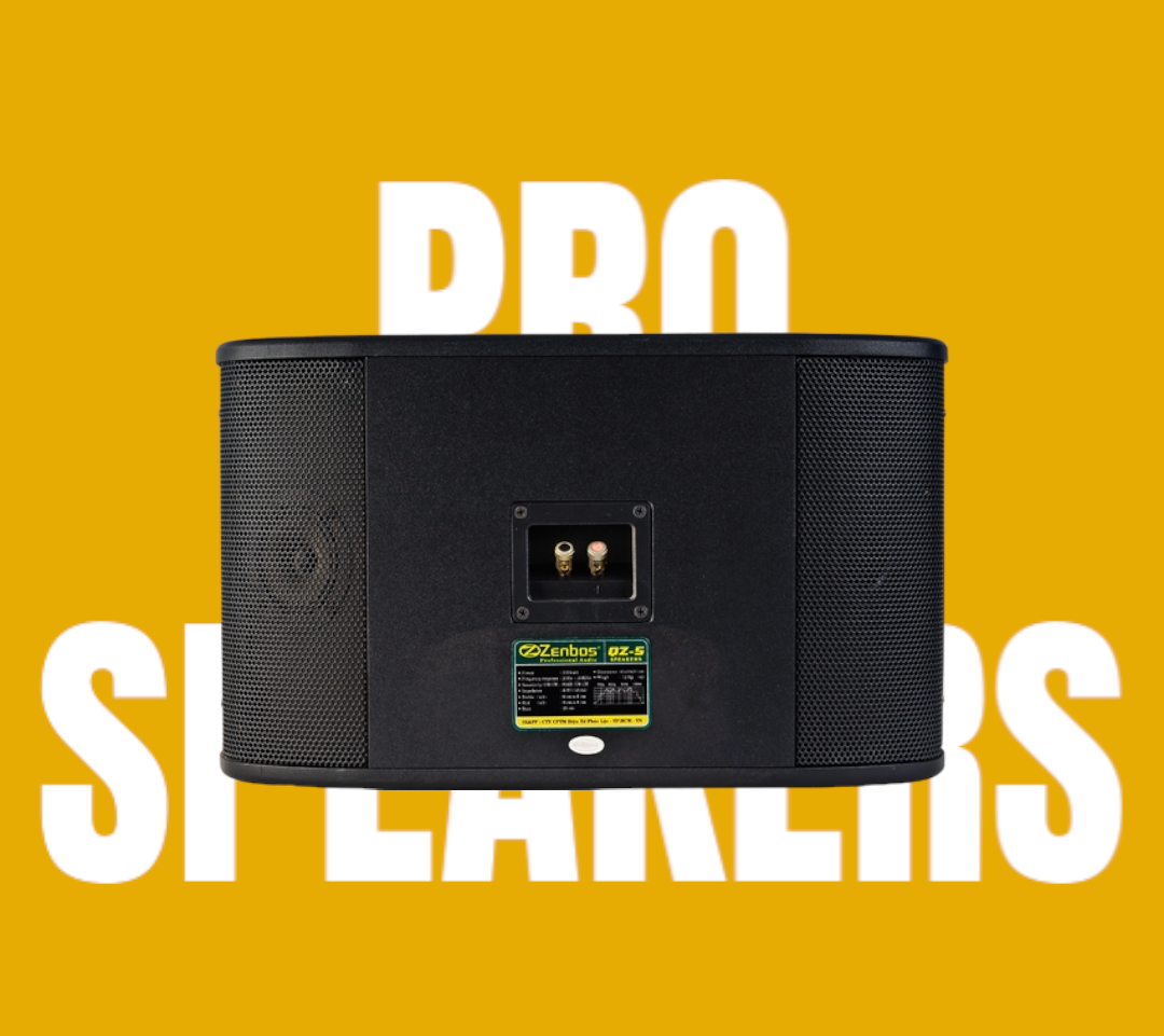 Loa Karaoke gia đình Zenbos QZ-5 Bass 25 cm, 3 đường tiếng(Hàng Chính Hãng)
