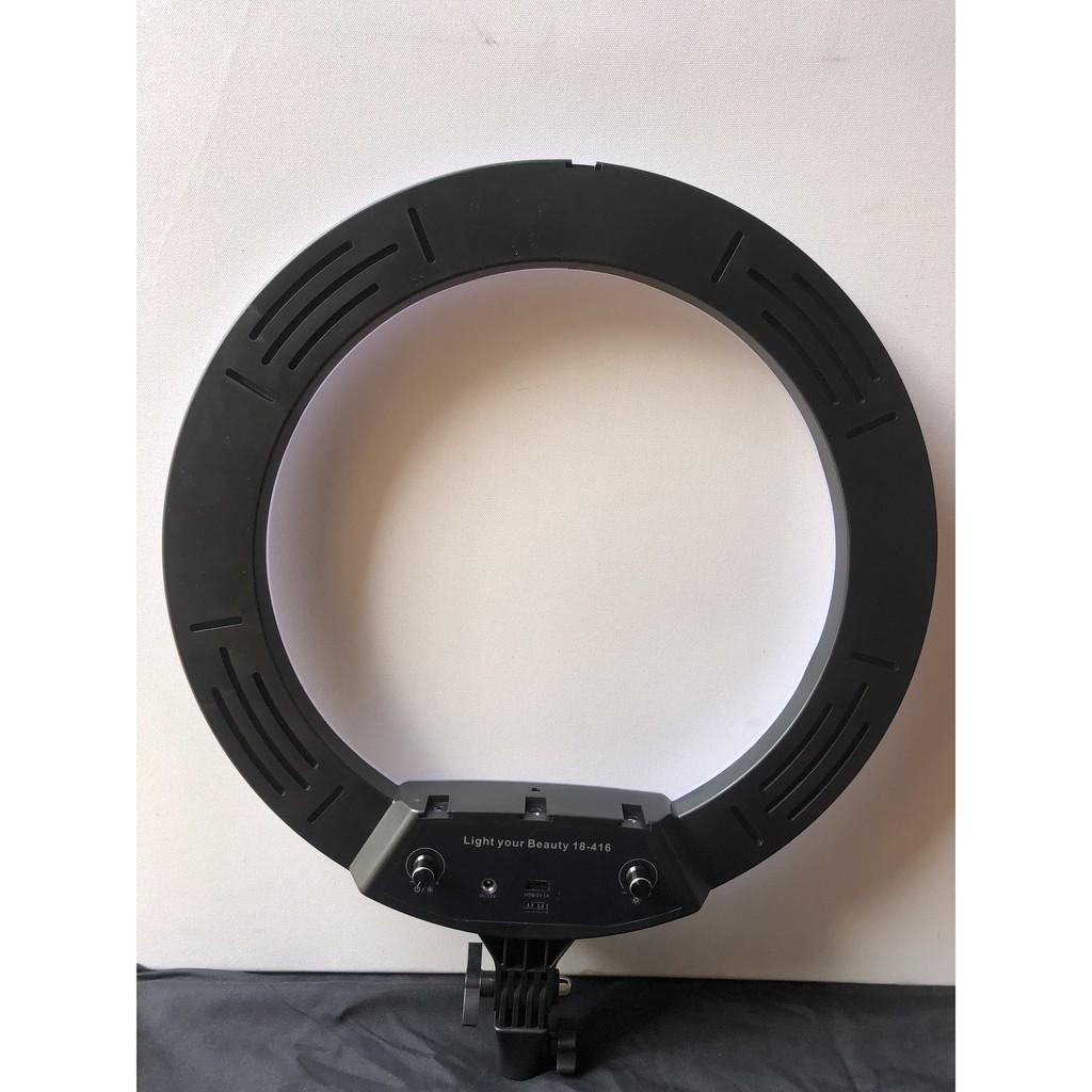 Đèn Livestream size 33cm và chân 2m1 kèm điều khiển Hỗ Trợ Chụp Ảnh Make up Trang Điểm nhiều Chế Độ Sáng