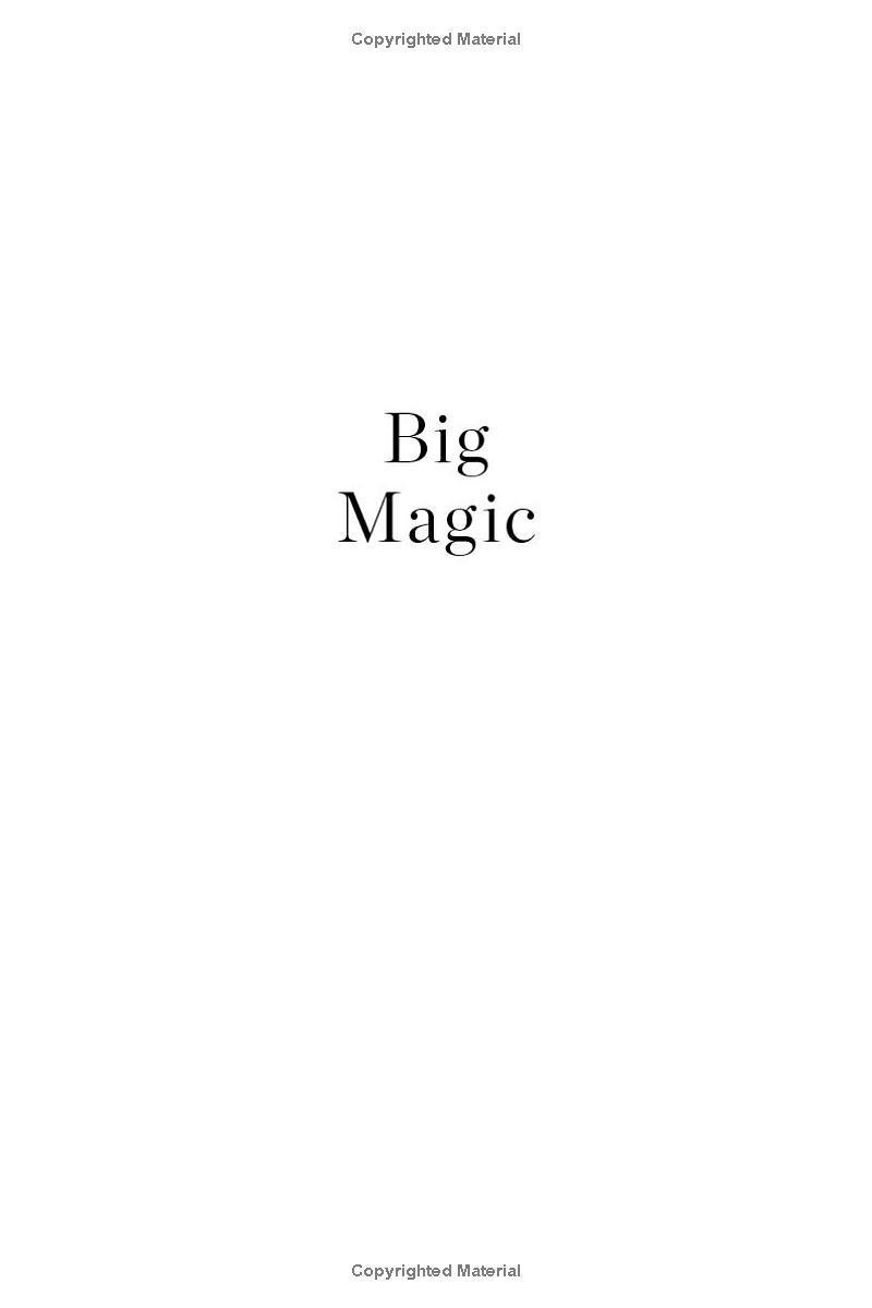 Sách ngoại văn: Big Magic
