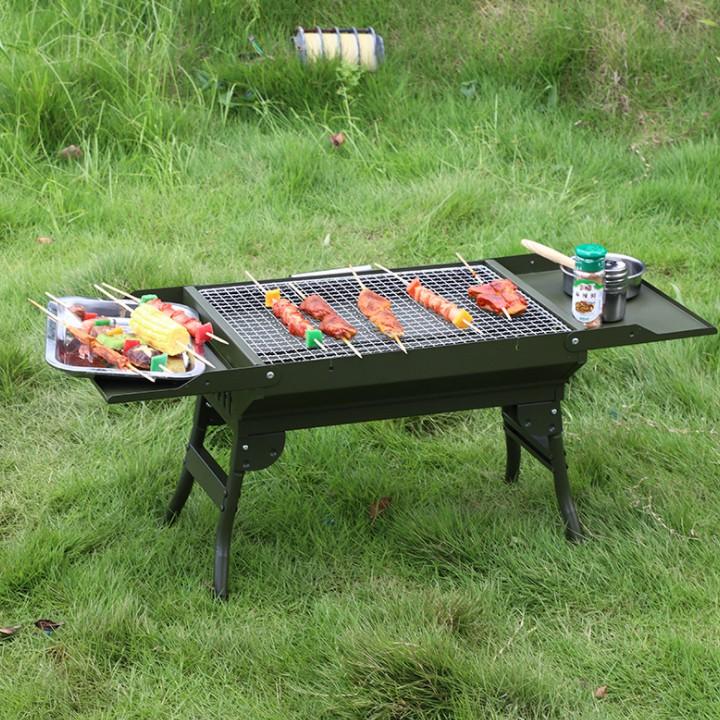 Bếp nướng than hoa gấp gọn mang đi du lịch dã ngoại BBQ, bếp nướng cắm trại ngoài trời - Billba Outdoors