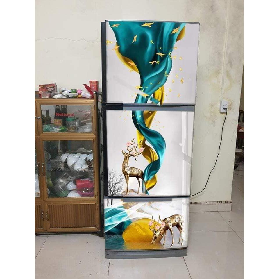 DECAL 3D CHỐNG THẤM DÀNH CHO TỦ LẠNH