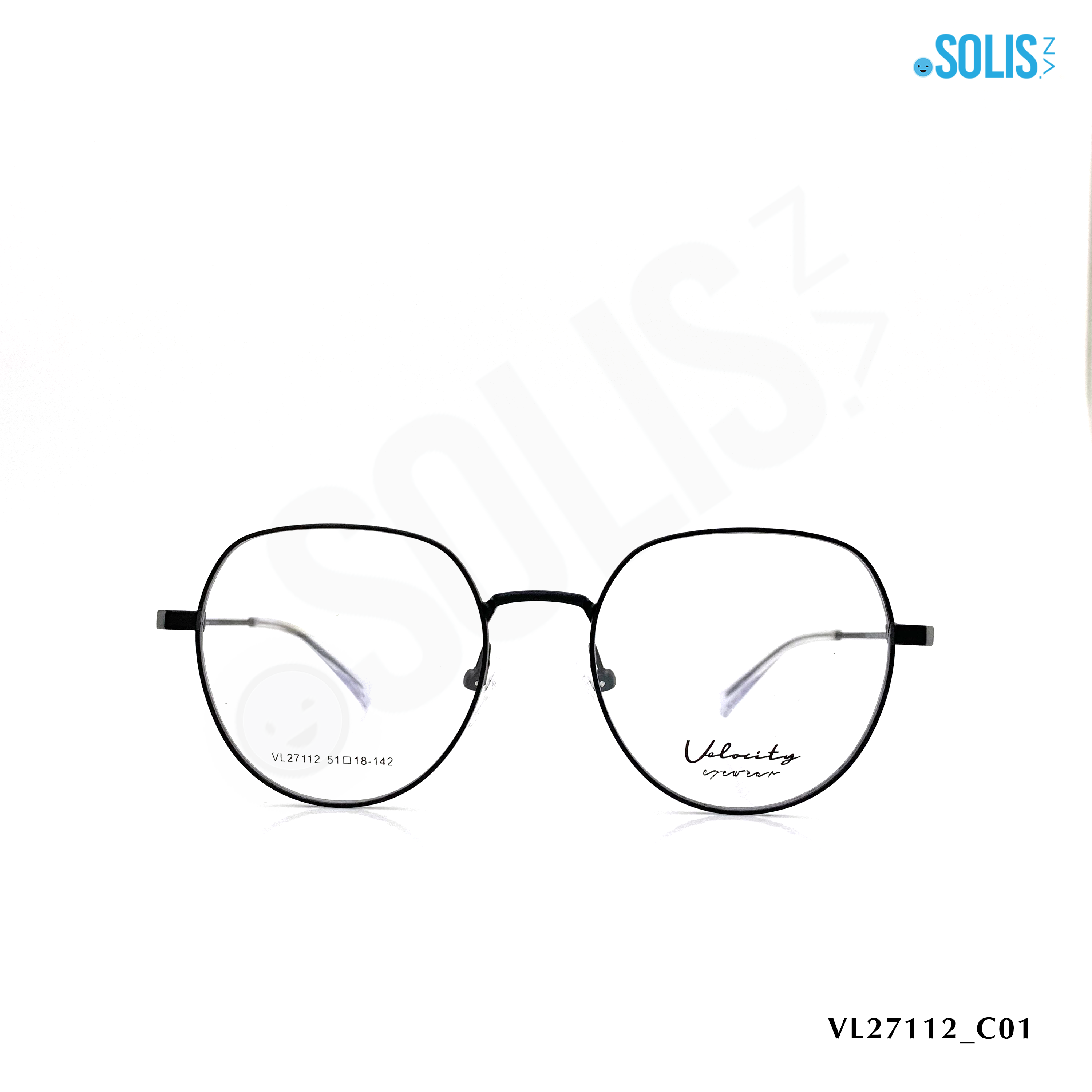 Gọng kính KL hiệu Velocity VL27112 - KÍNH KIM LOẠI HIỆU VELOCITY VL27112 KÍCH THƯỚC 51-18-142