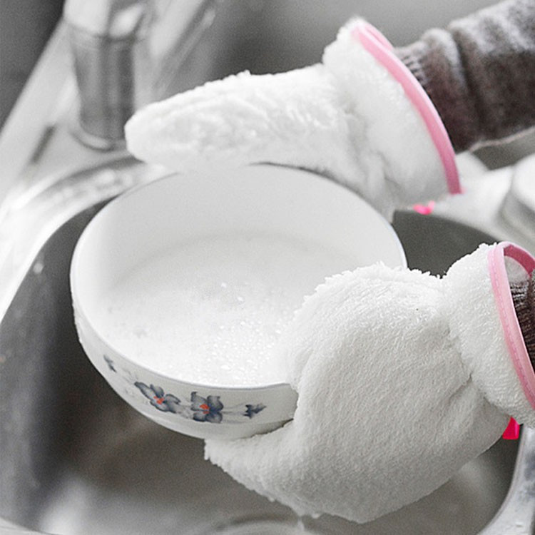 Đôi Gang Tay Kiêm Giẻ Rửa Bát Thông Minh 2in1 GOLDSEEE 1