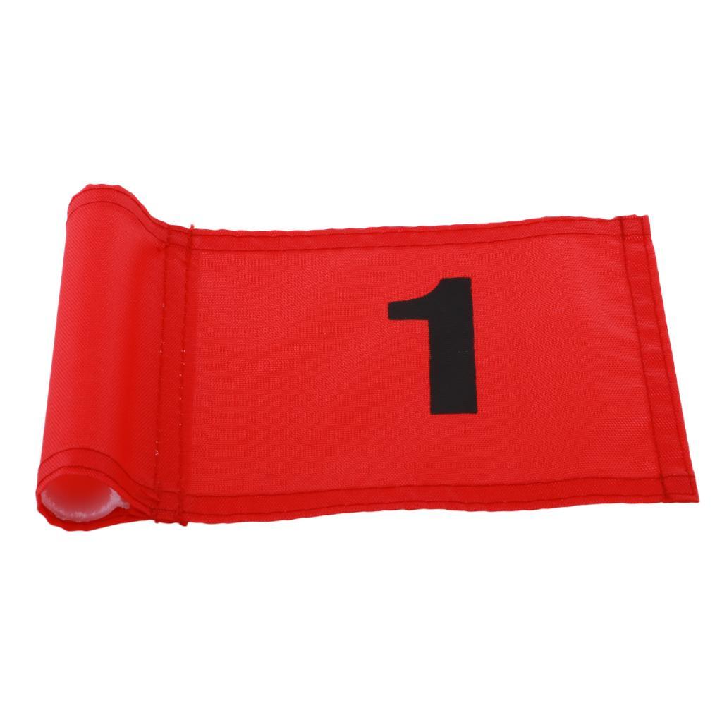 2 Pieces Golf Putting  Practice Outdoor Indoor Red