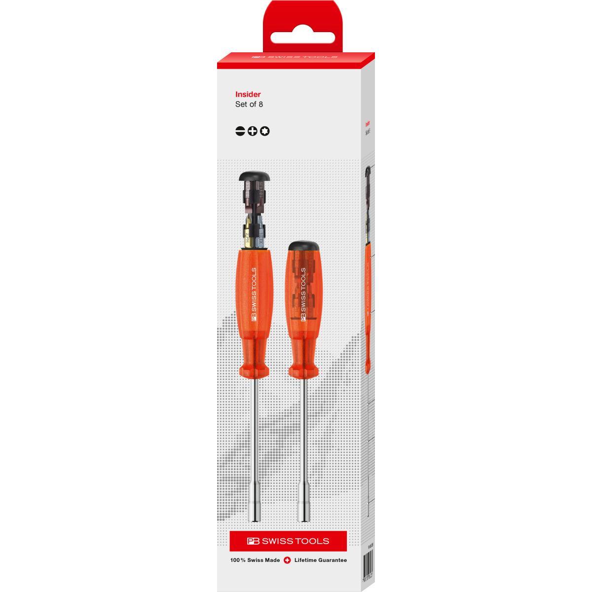 Tua Vít Insider Có 8 Mũi Bits Pb Swiss Tools Pb 6465,red Cbb - Hàng Chính Hãng 100% từ Thụy Sĩ