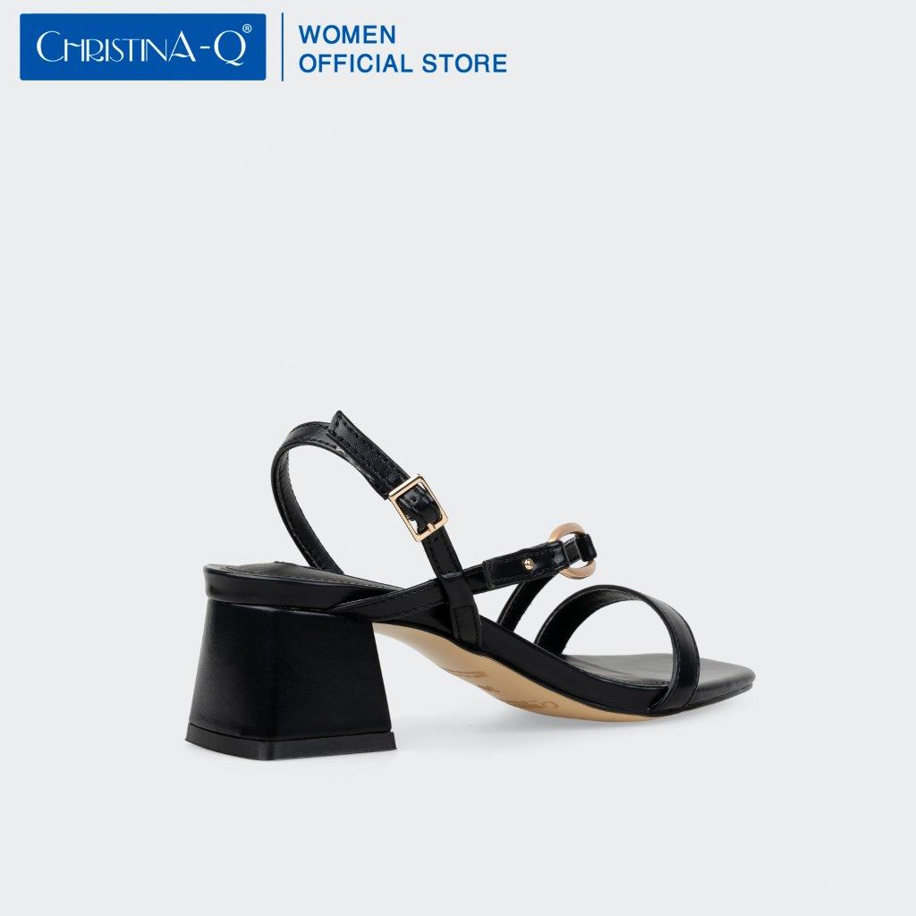 Giày Sandals Nữ Gót Trụ ChristinA-Q XDN298