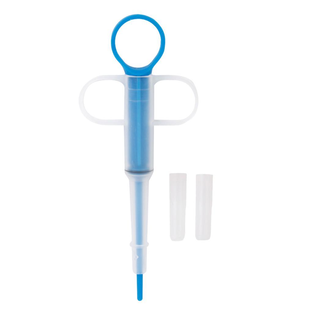 4xPet Dog Cat Capsule Tablet Pill Gun Piller Pusher Syringe Doser Blue