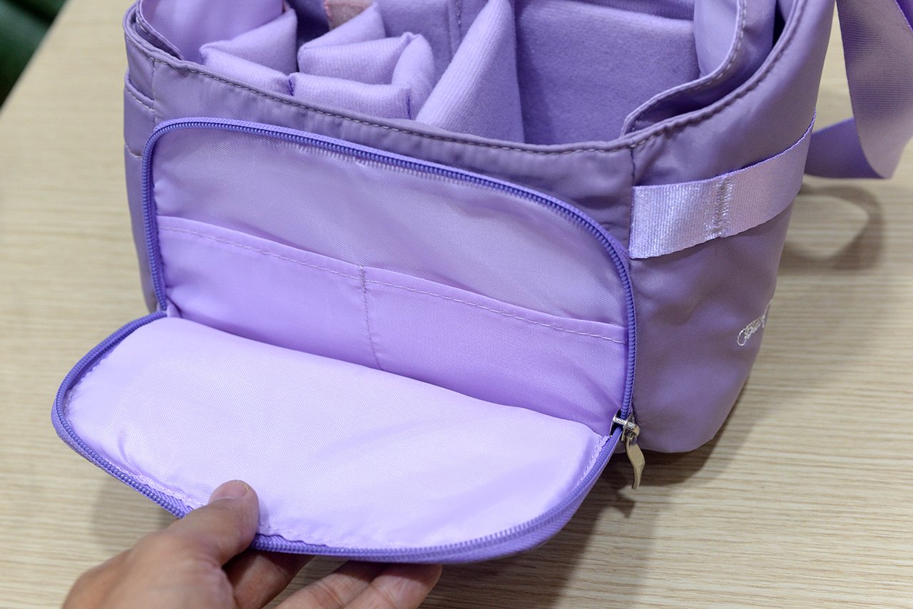 Túi máy ảnh thời trang cho phái nữ BBK- màu tím