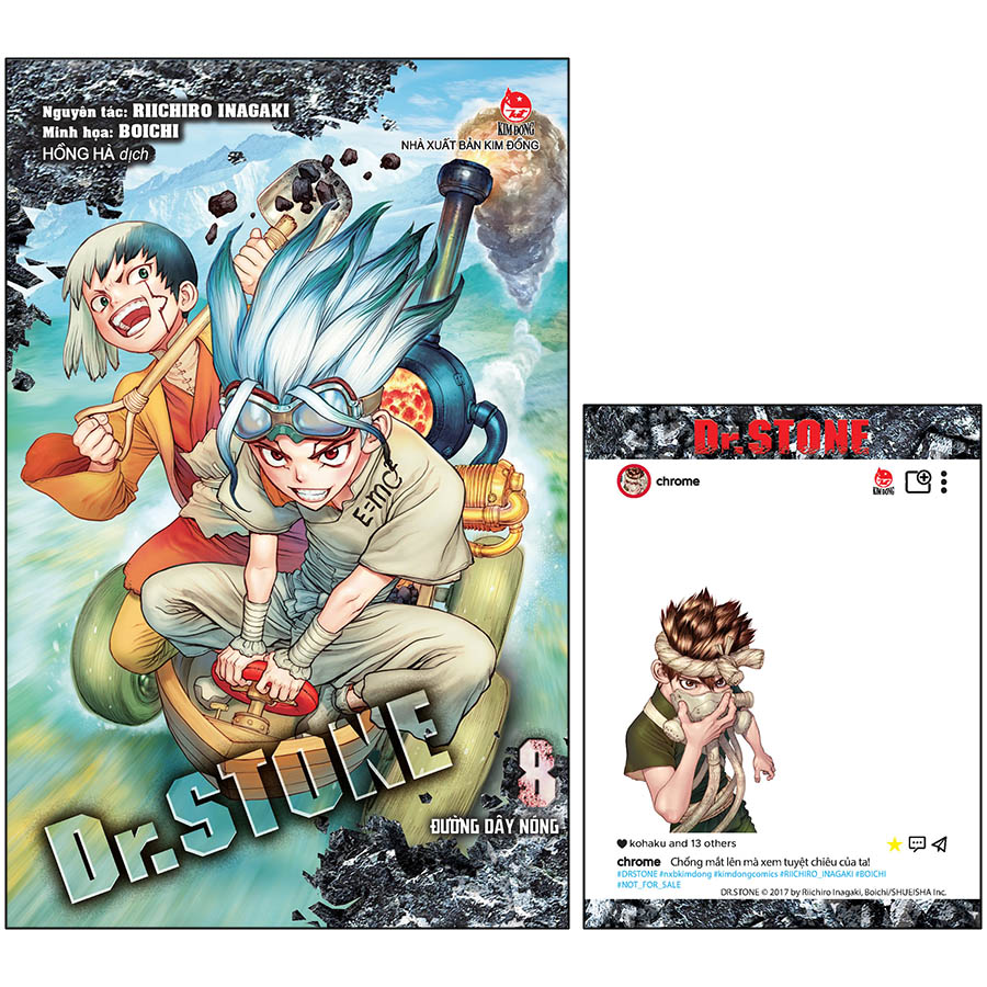 Dr. Stone Tập 8: Đường Dây Nóng [Tặng Kèm Thẻ Sns]