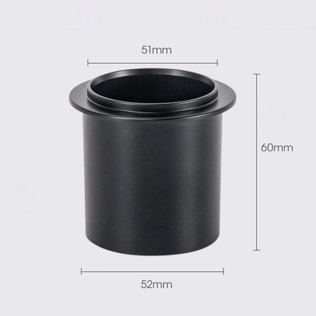 Aluminum Alloy Coffee Dosing Cup Sniffing Mug Powder Feeder Coffee Distributor for Espresso Machine for Portafilter Coffee Tamper DIY Tools