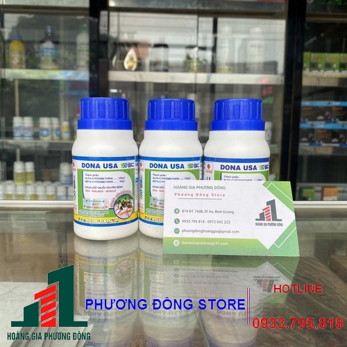 Thuốc diệt muỗi và côn trùng Dona USA 150sc-100ml