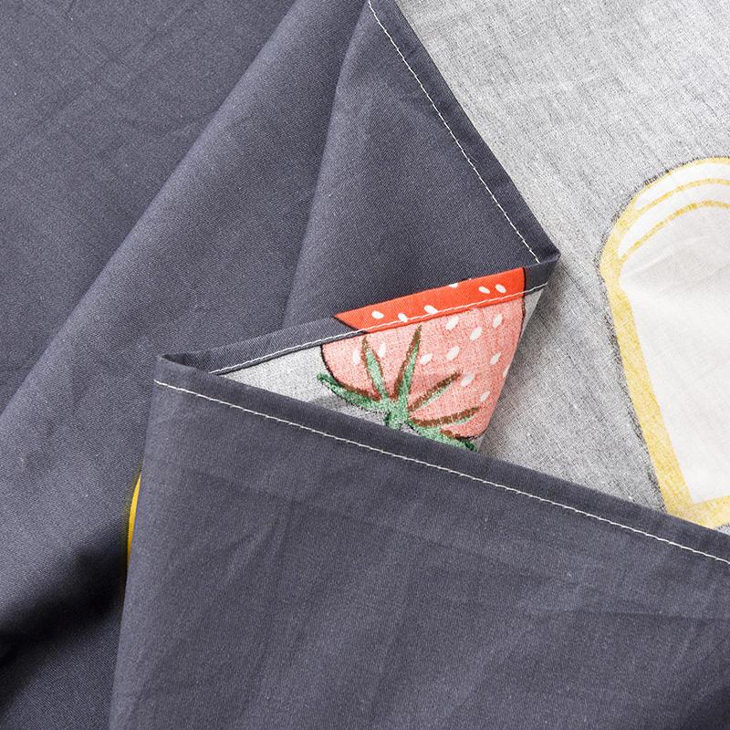 1Pc 100% Cotton Nguyên Chất Tấm Phẳng Nữ Hoàng Kích Thước Ga Gối Dùng Cho Giường Đôi Phong Cách Hoạt Hình Chăn Ga Gối Đầu Tờ