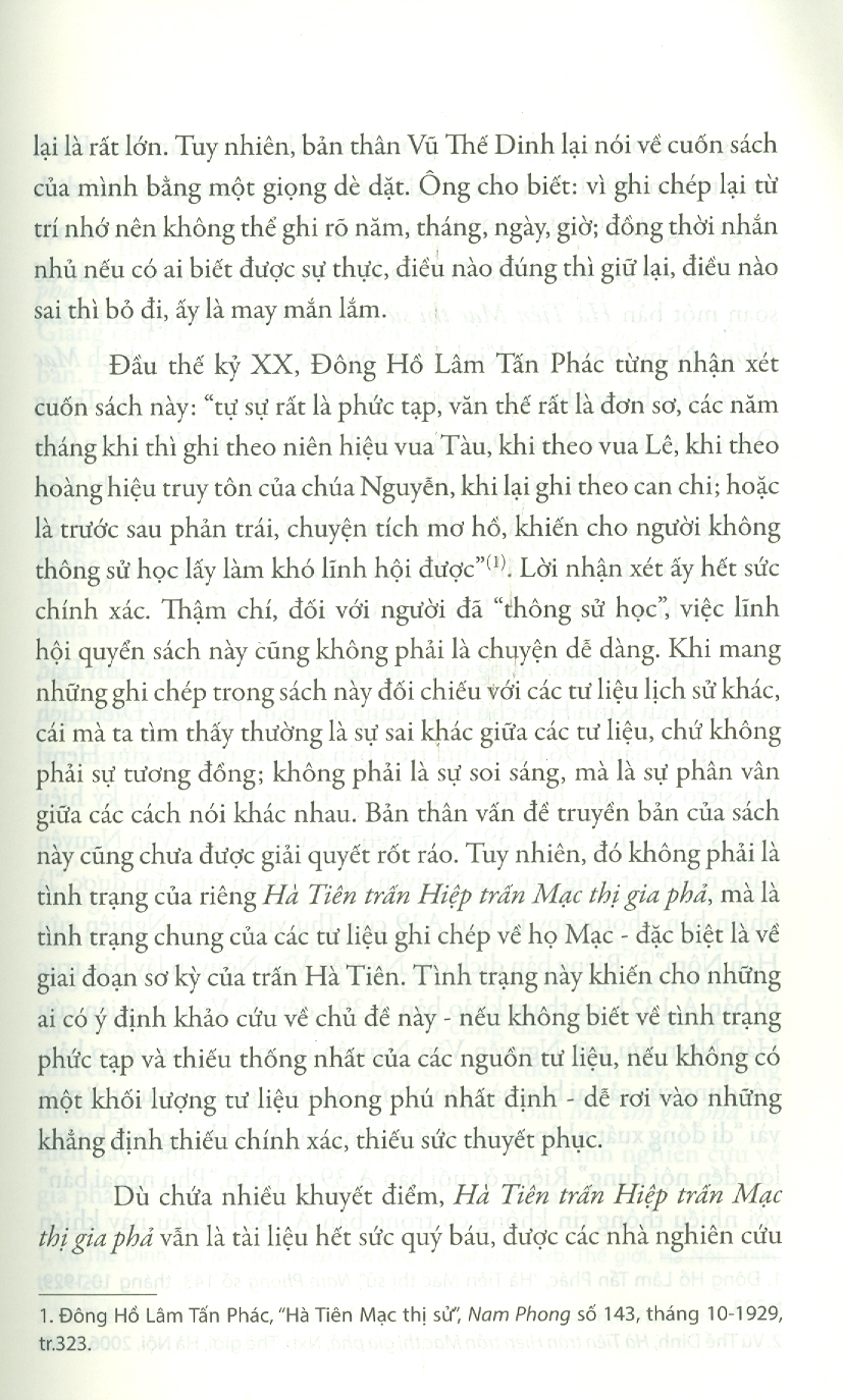 Mạc Thị Gia Phả (Họ Mạc với vùng đất Hà Tiên)