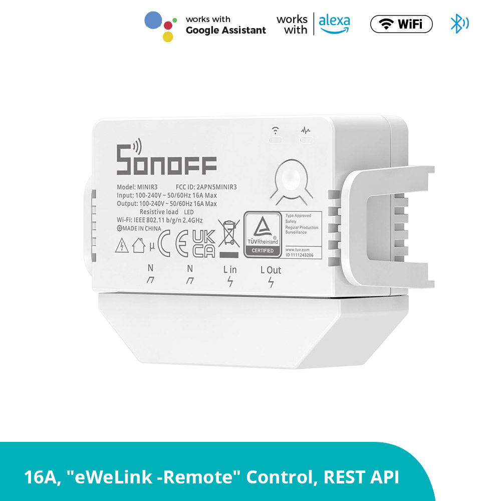 Công tắc điều khiển thông minh wifi Sonoff Mini R3 - Hàng Chính Hãng
