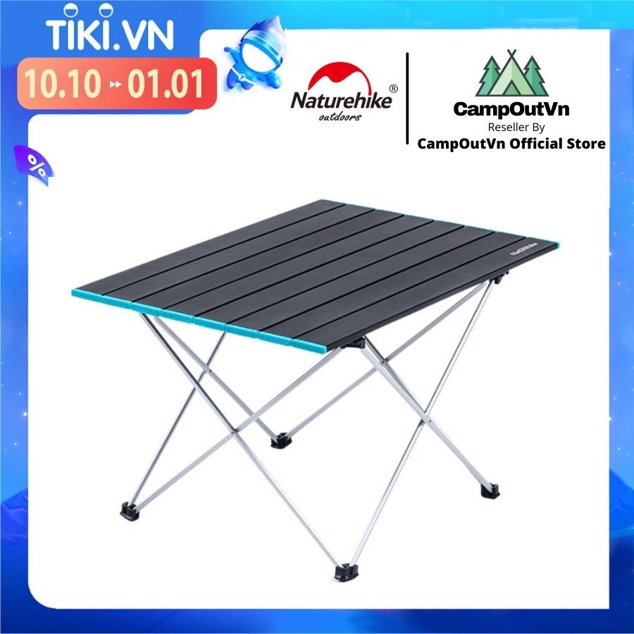 Bàn dã ngoại cắm trại Naturehike du lịch NH19Z008-Z khung xếp hợp kim nhôm gấp gọn chắc chắn A106