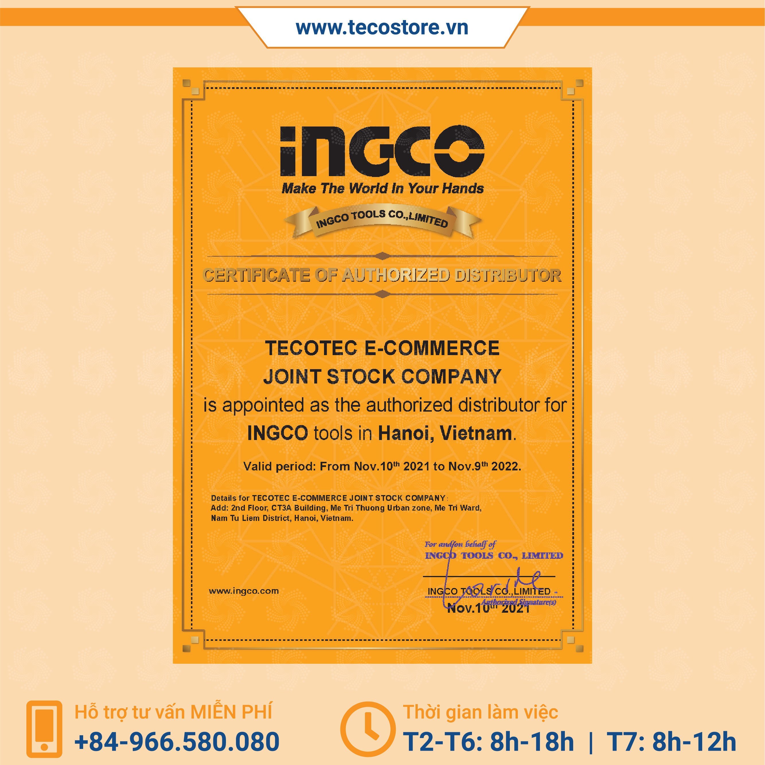 Lưỡi cưa TCT INGCO TSB116511