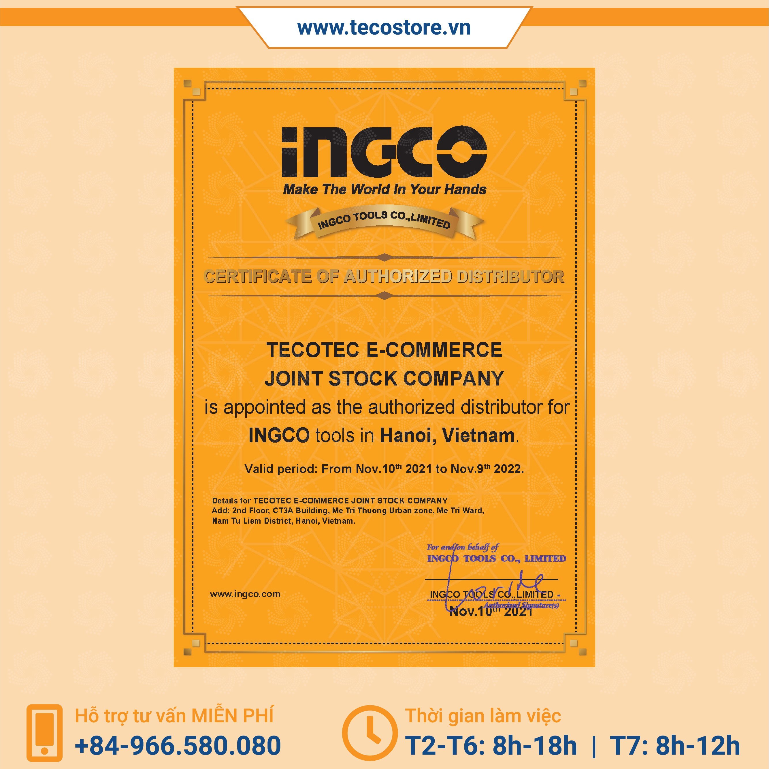 Đế sạc 20V INGCO FCLI2001