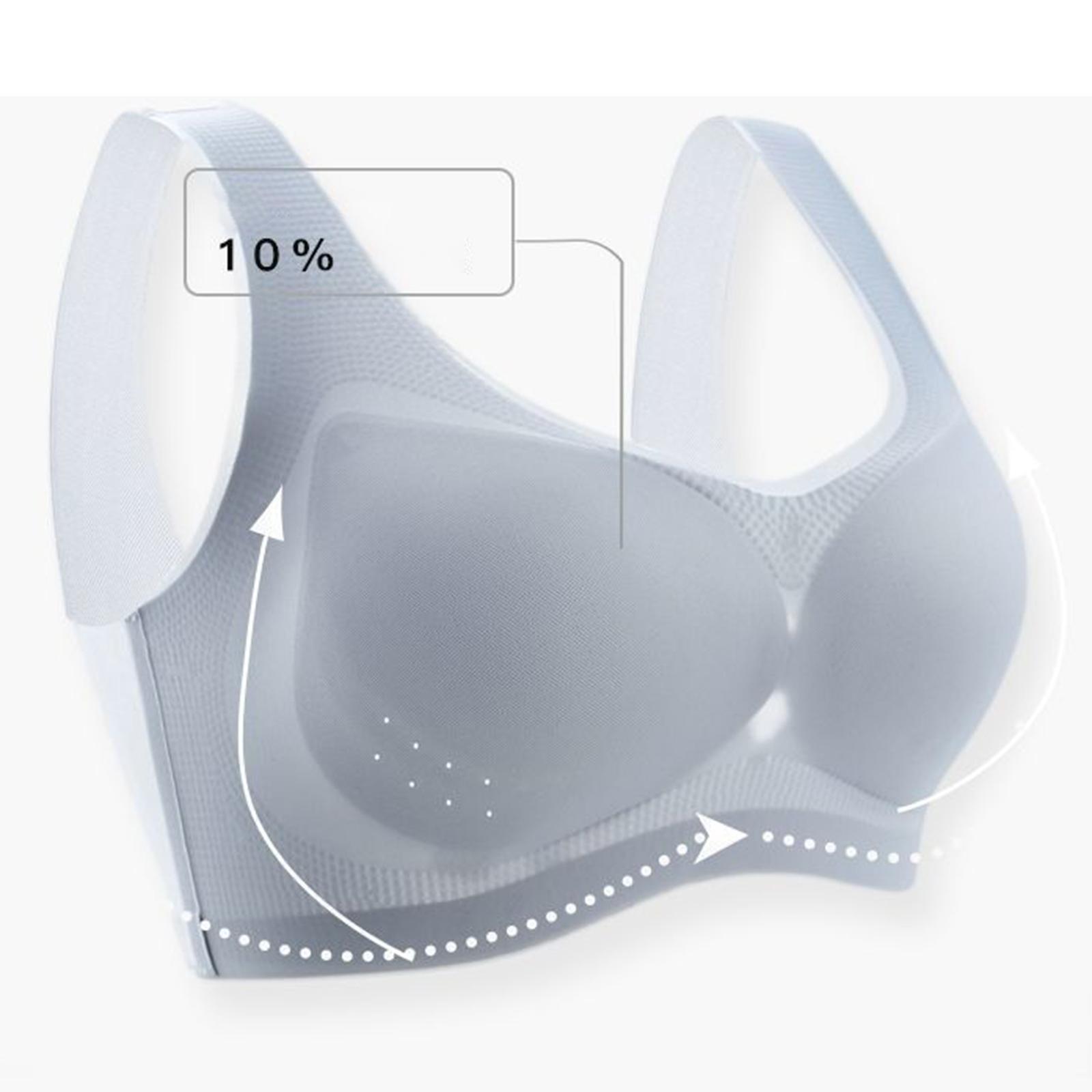 Breathable Women Seamless Bra Every Day No Wires Wide Strap