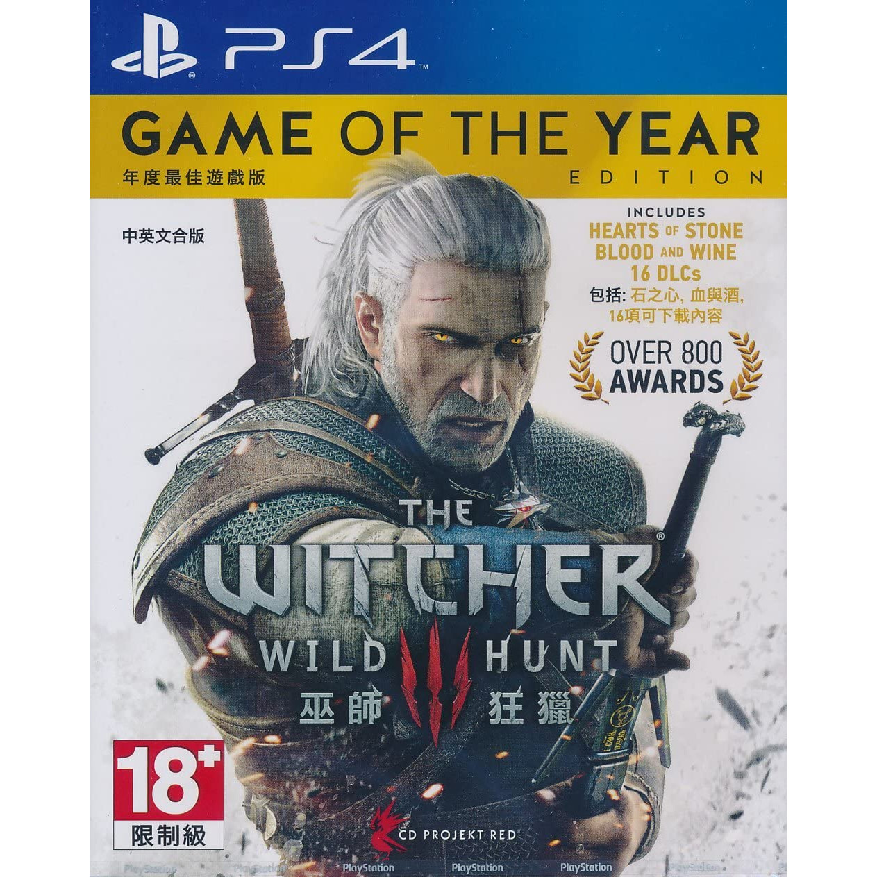 Đĩa Game PS4 The Witcher 3 Wild Hunt Game Of The Year Edition Full DLC Hệ Asia - Hàng Nhập Khẩu