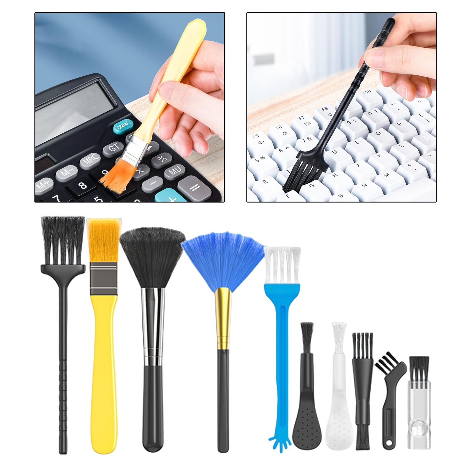 10x Keyboard Brush Kit Cleaner Tools Dust Cleaning for Laptop PC Cellphone