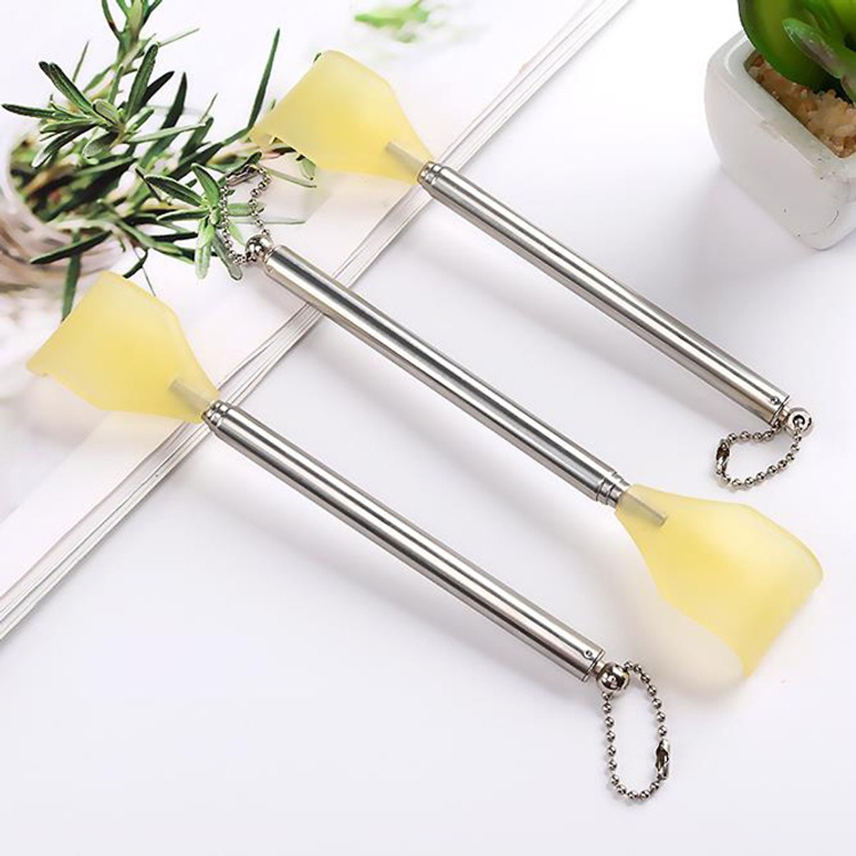 COMBO 2 Cây Gãi Lưng INOX Kéo Dài 41cm có thể rút gọn 16cm - Tay Gãi Siêu Đỉnh