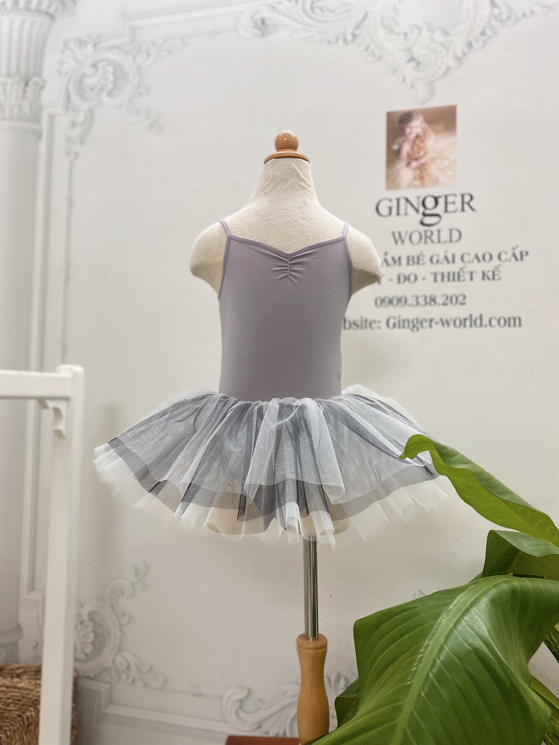 ĐẦM MÚA BALLET CHO BÉ PD399 GINGER WORLD