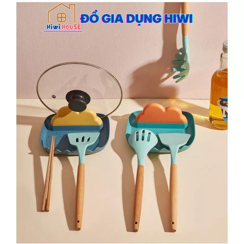 Khay đỡ nắp vung nồi, gác muỗng đũa bằng nhựa hiwihouse