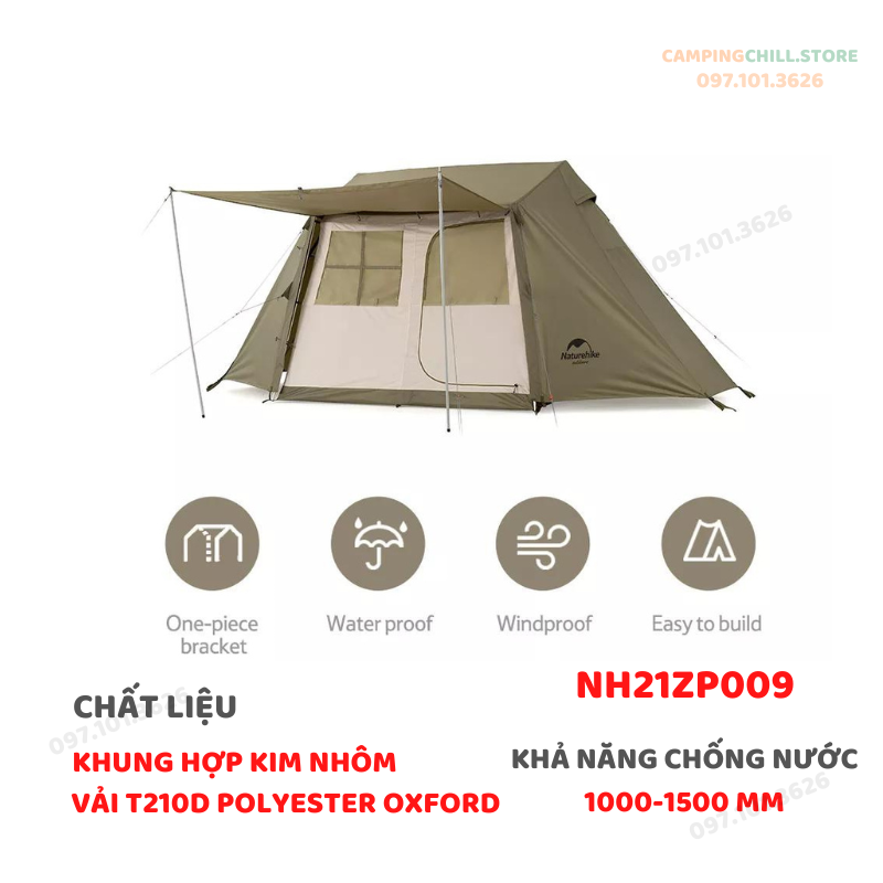 LỀU CẮM TRẠI DÃ NGOẠI VILLAGE 5.0 NH21ZP009