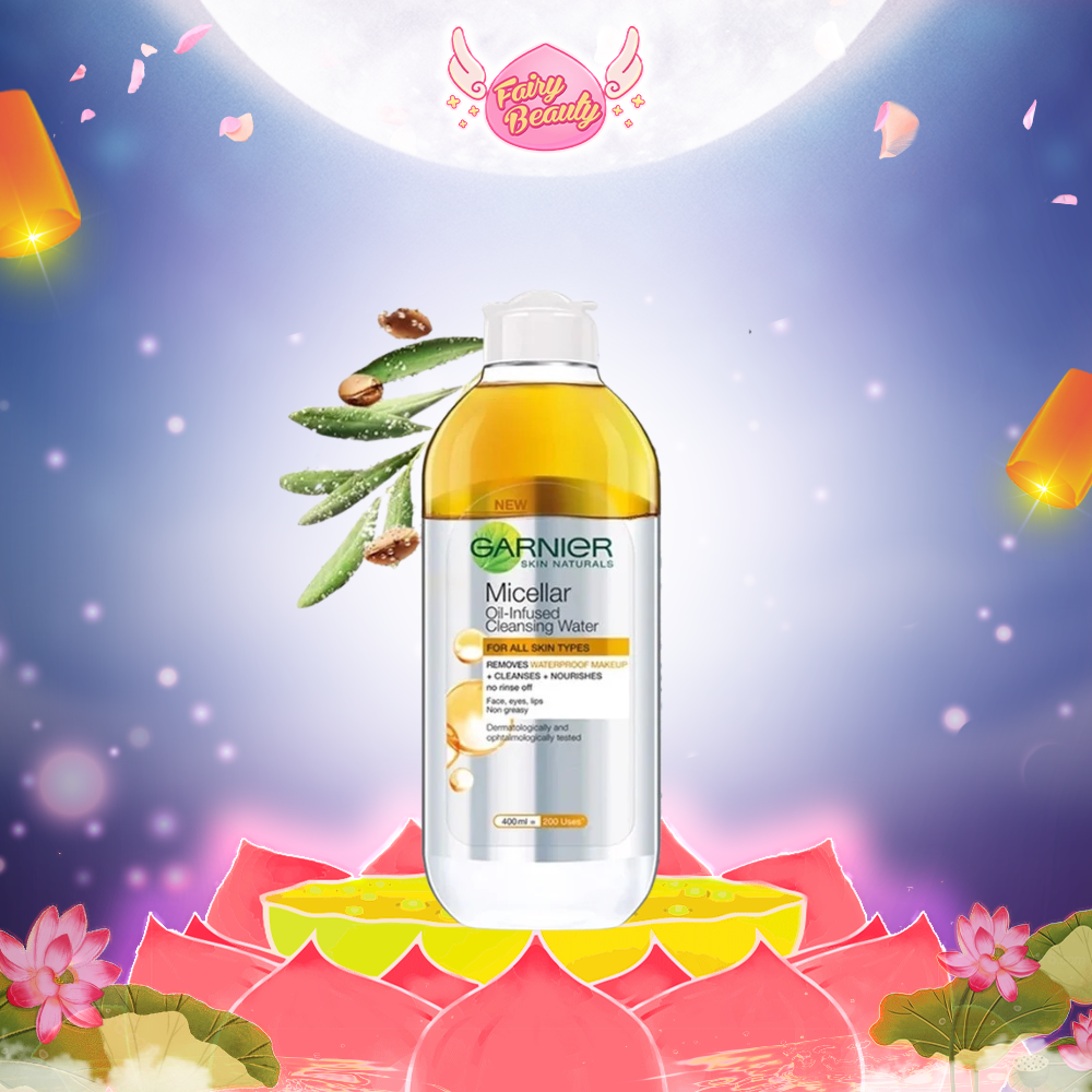 Nước Tẩy Trang 2 Lớp Giúp Sạch Sâu Tối Ưu Cho Mọi Loại Da Micellar Water Oil-Infused 400/125ml
