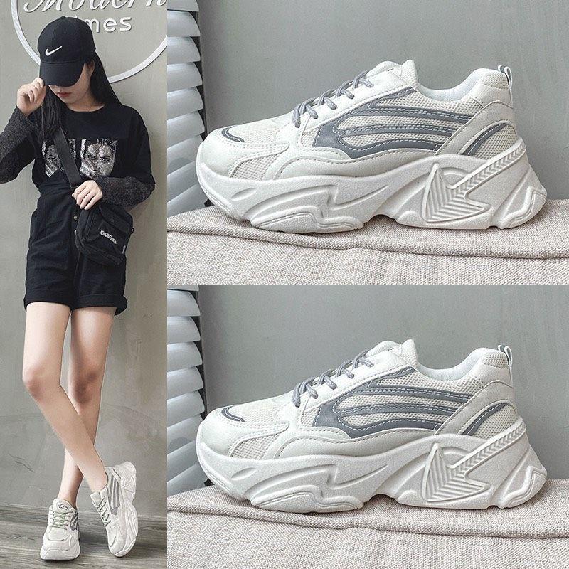 GIÀY THỂ THAO VẠCH KẺ PHẢN QUANG SIÊU XINH- 3P