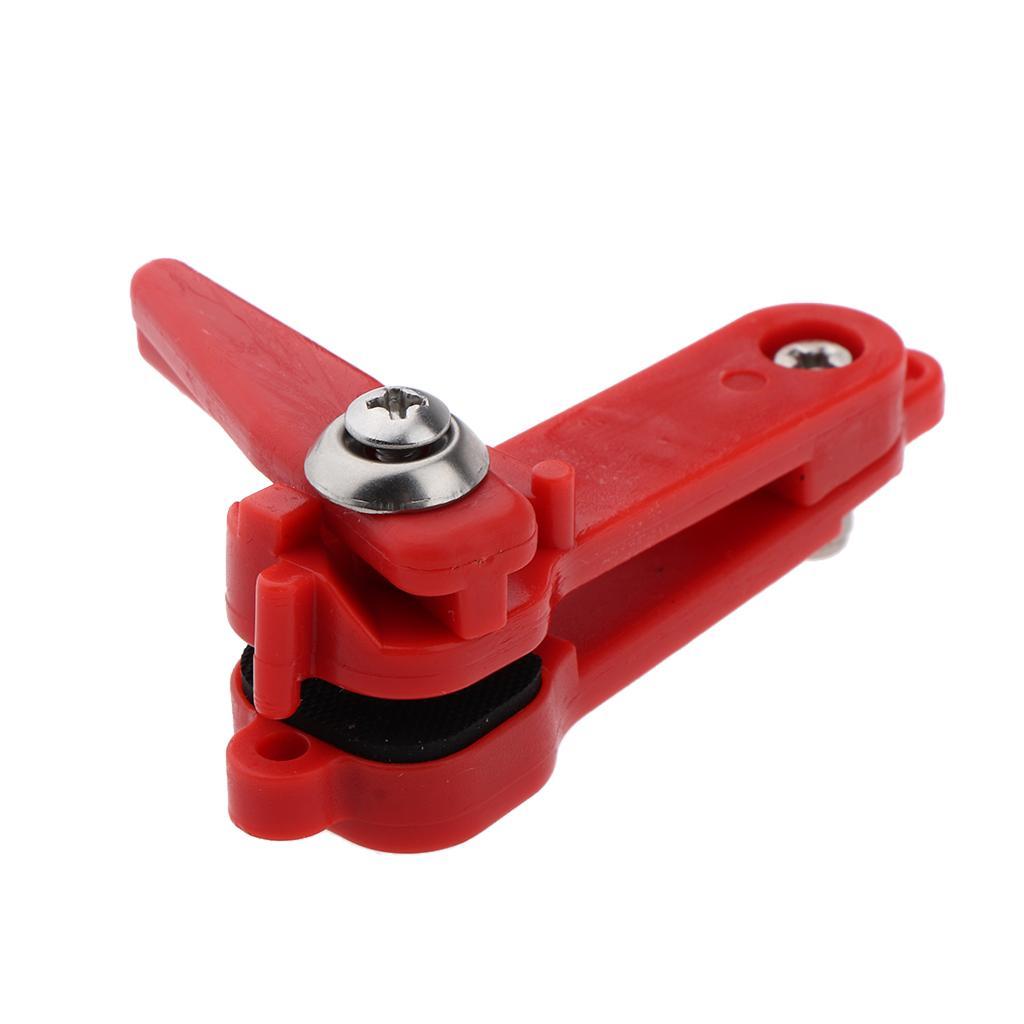 Pack of 6 Red Padded Heavy Tension Snap Release Clips Weight Planer Board Offshore Fishing Tackles