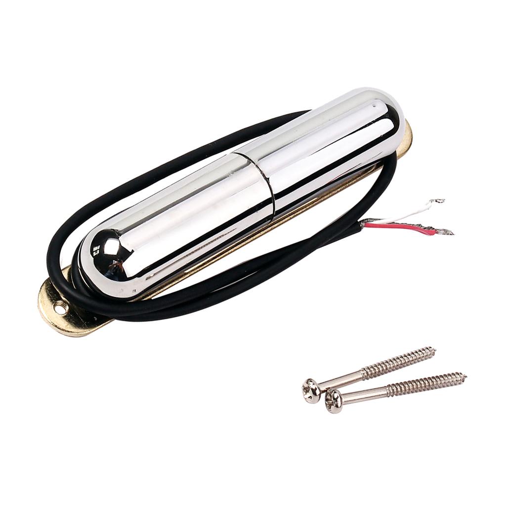 Sunnimix Son Môi Bán Tải Đàn Guitar Acoustic Điện Đầu Dò Cảm Biến Cầu Chrome