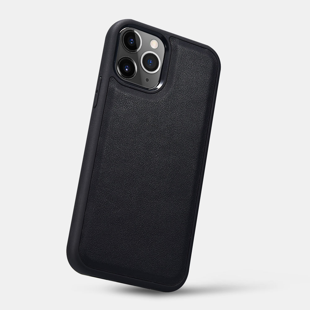 Ốp lưng / bao da 2 trong 1 iPhone 12 Pro iCarer Nappa leather Wallet - Hàng chính hãng