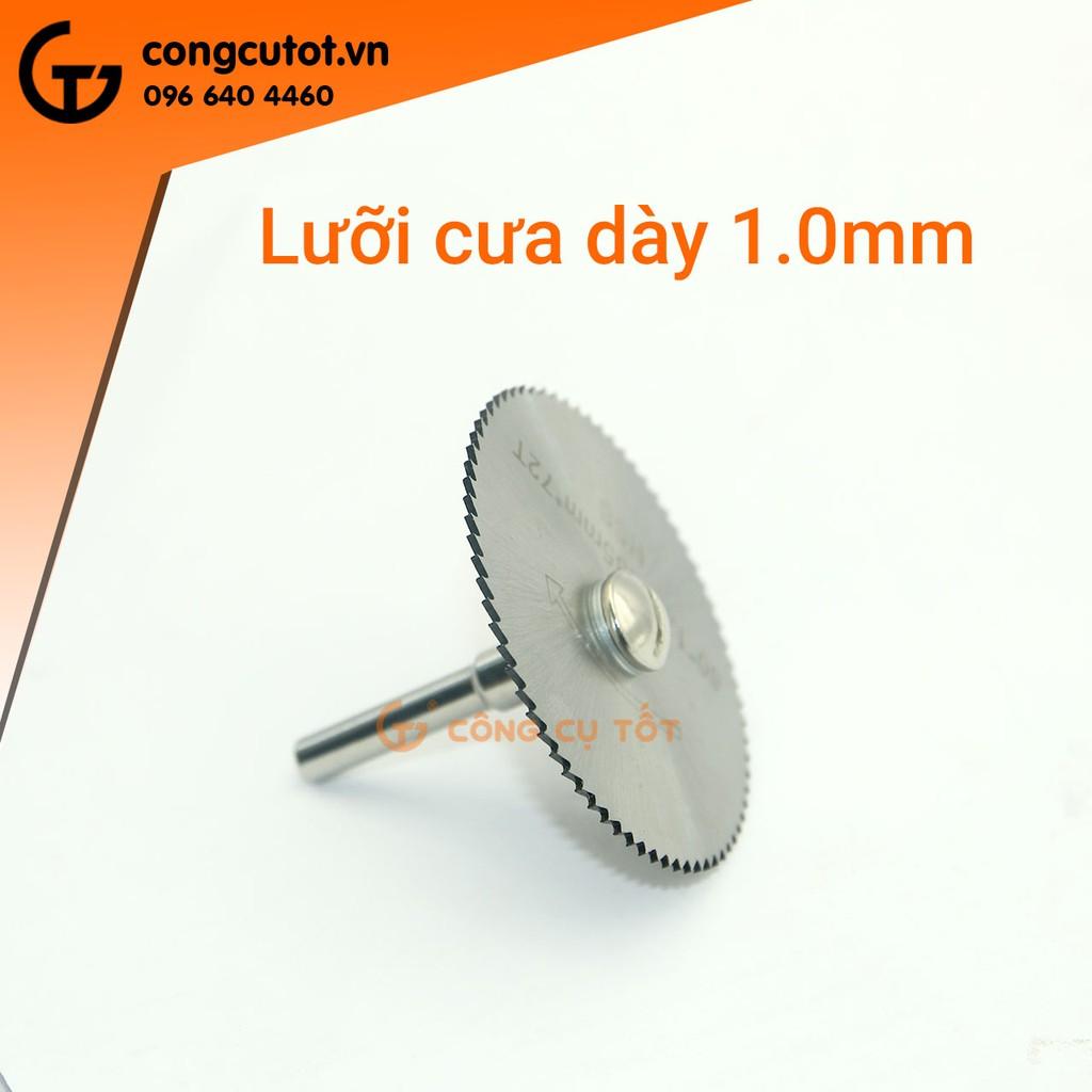 Lưỡi cưa mini Φ60x1.0x6.35mm và thanh nối 6mm