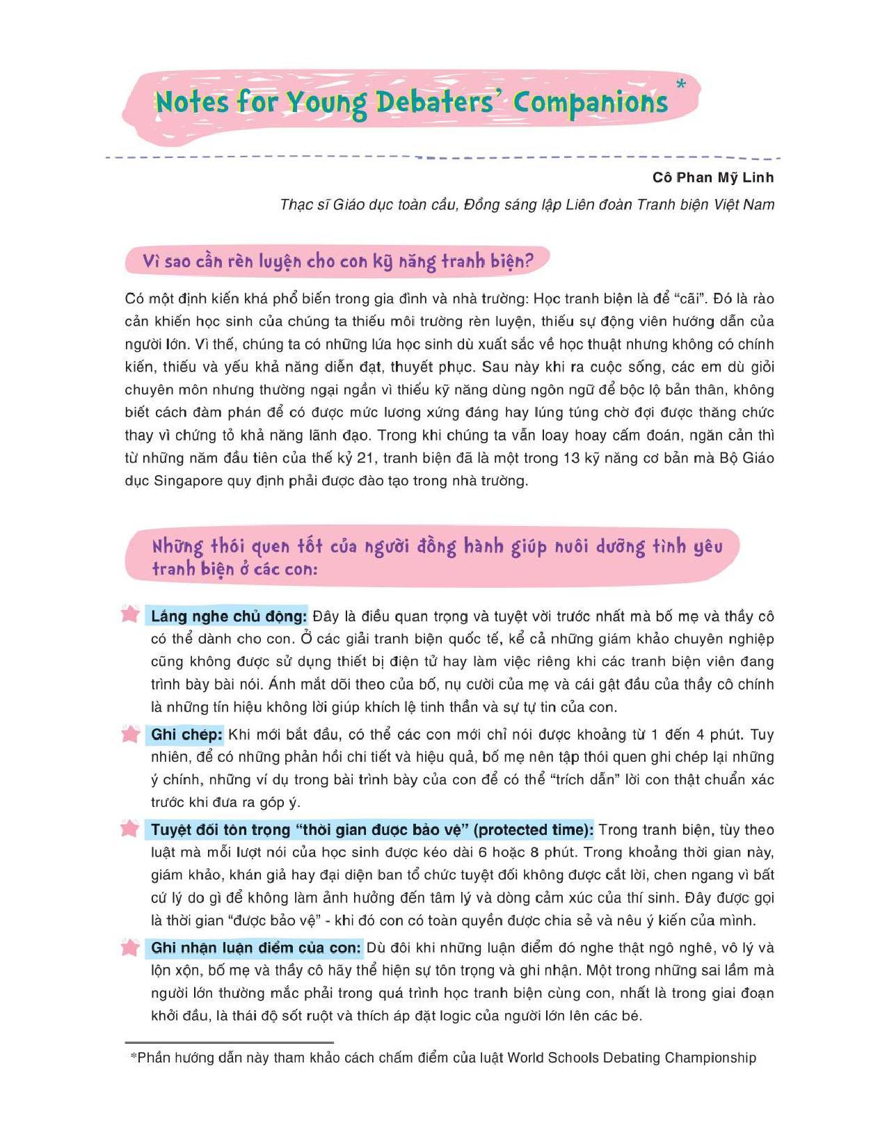 Debate Pro Junior: Nhà Tranh Biện Thông Minh Book1