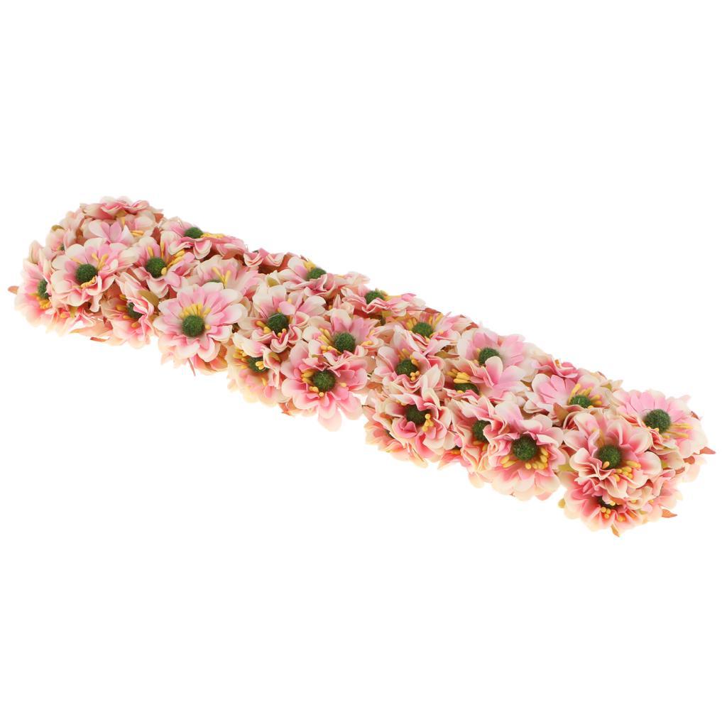 2X Artificial 60-Head Cherry Blossoms Silk Flower Bouquet Home Decor Pink