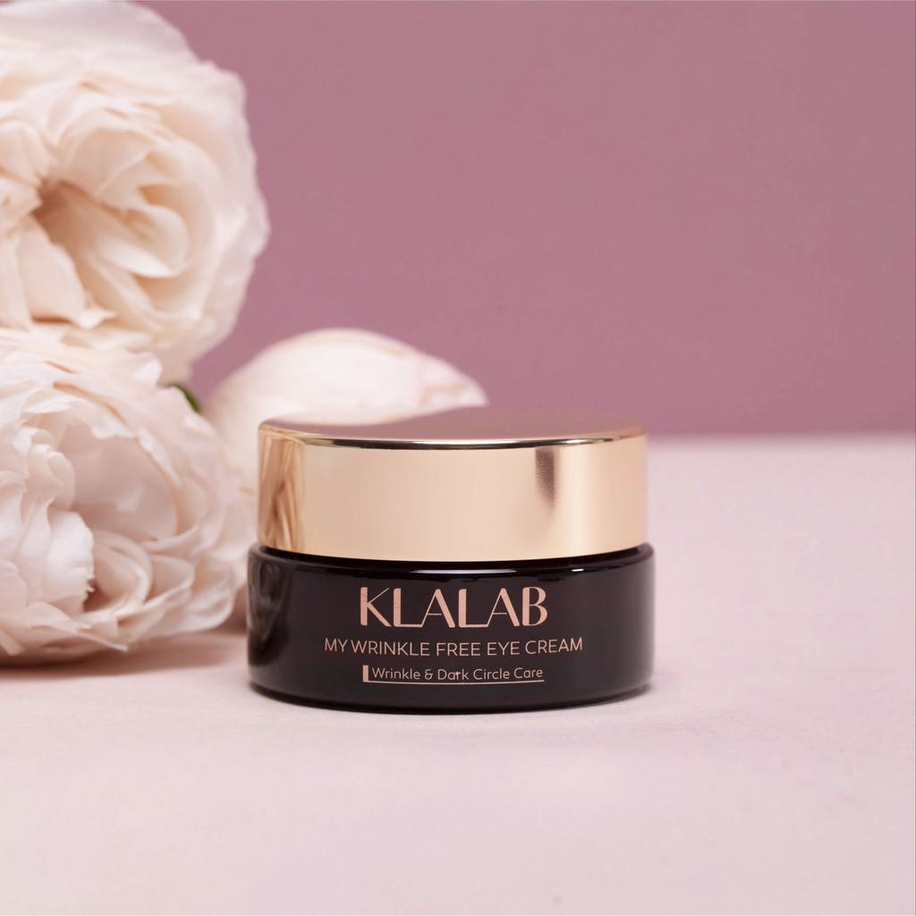 Kem dưỡng da vùng mắt KLALAB Wrinkle Free Eyes Cream cải thiện nếp nhăn &amp; làm sáng mịn da 20 gr