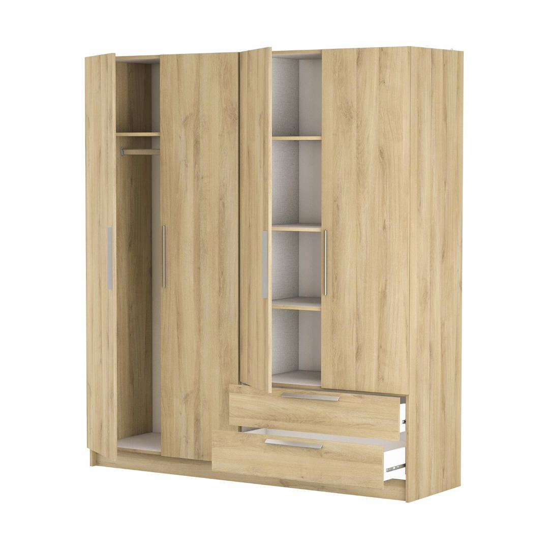 Tủ áo nhỏ gọn tủ đựng quần áo bằng gỗ MDF SMLIFE Cory